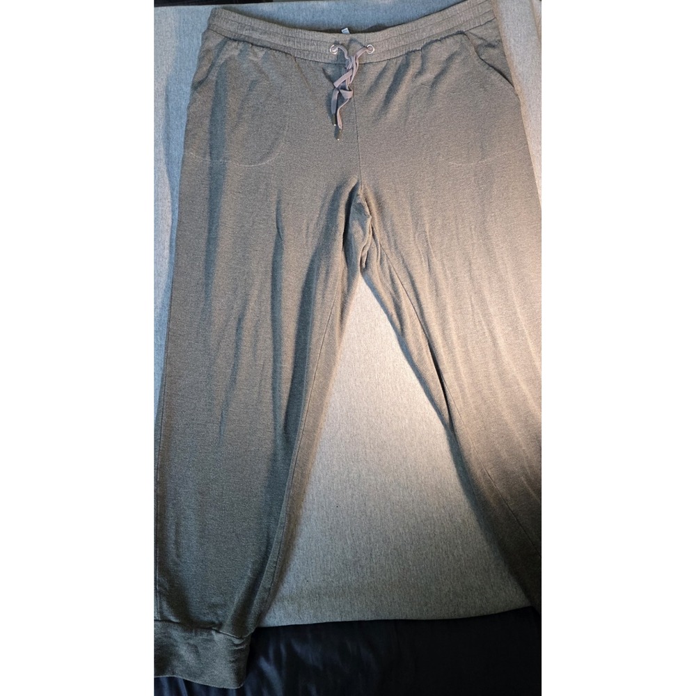 Soma Weekend Womens Gray Super Soft Drawstring Sweatpants SZ L